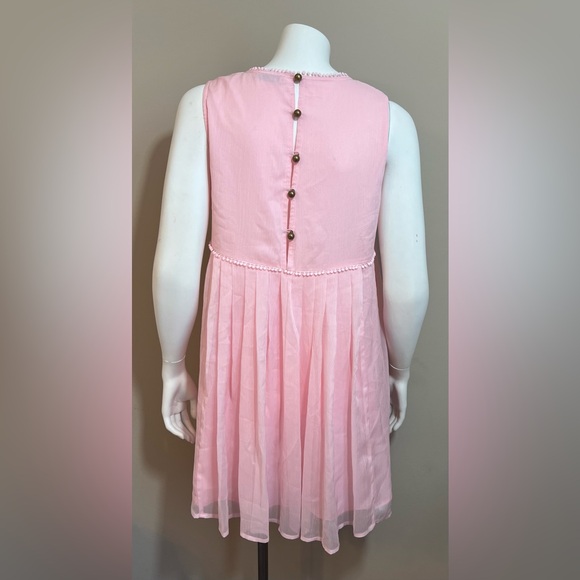 NWOT Petal Dew Salmon Pink Mini Dress - Picture 3 of 6